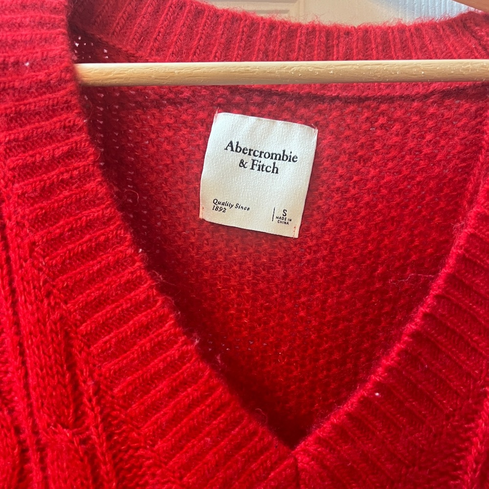 Red Knit Sweater - Picture 2 of 8
